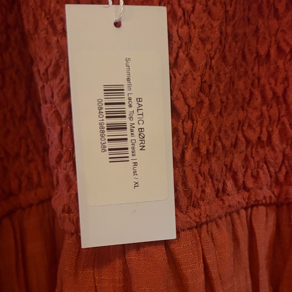 Baltic Born Coral Lace Maxi Dress - Picture 8 of 8